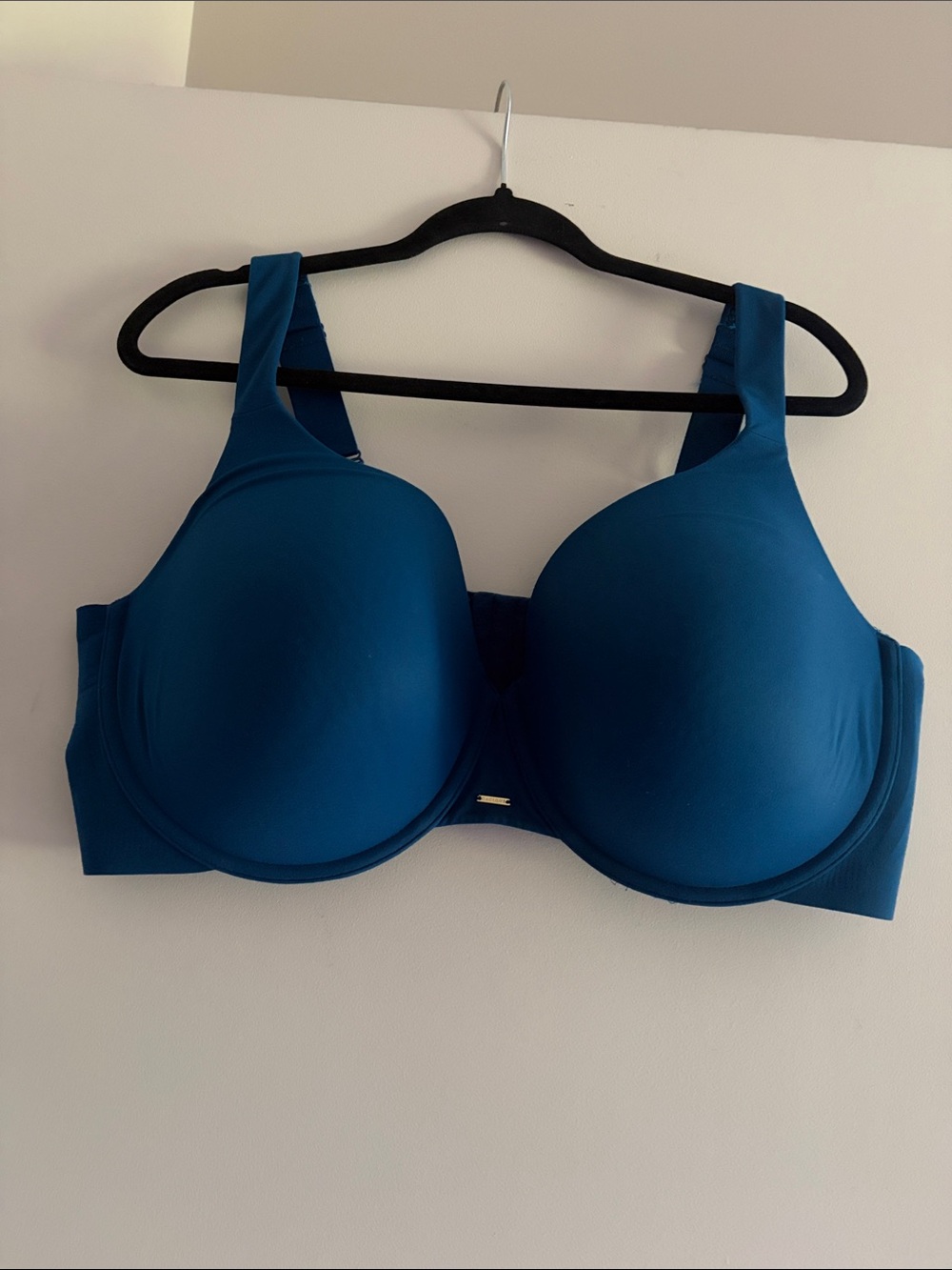 Cacique Deep Teal/Blue Smooth Lightly Lined Full-Coverage Underwire Bra
